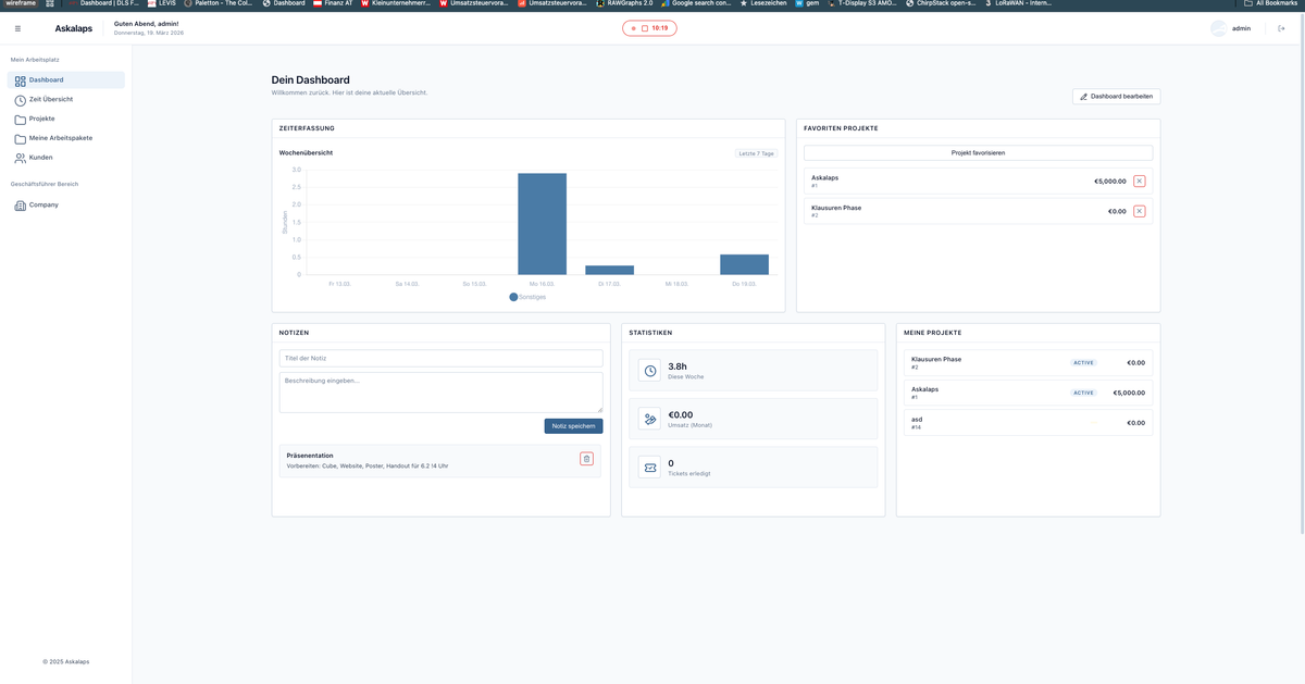 Neues Design für Askalaps!
